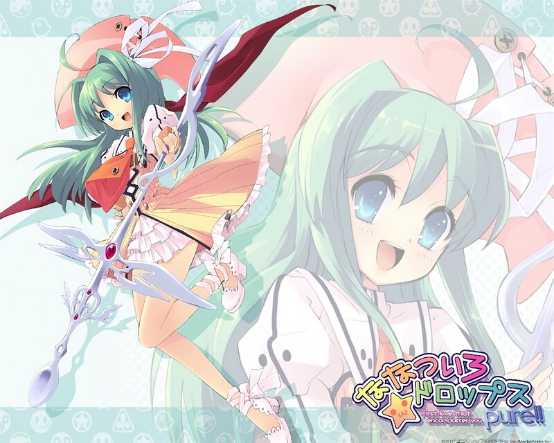 Magical girl with a staff