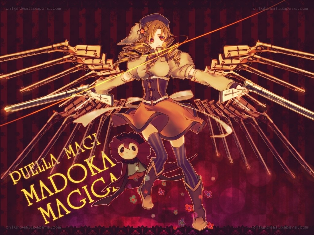 Magical girl with guns