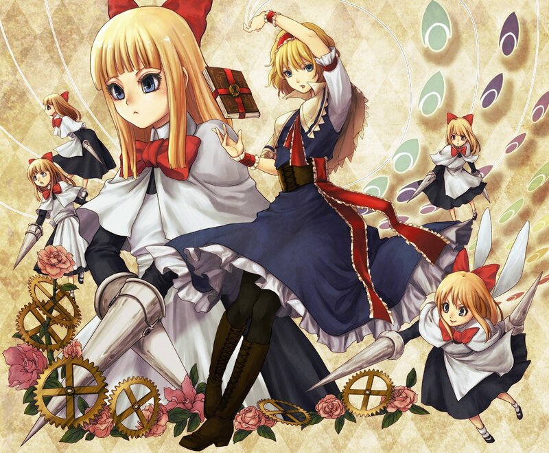 Magical girl with mechanical elements