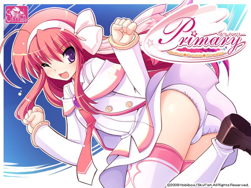 Magical girl with pink hair