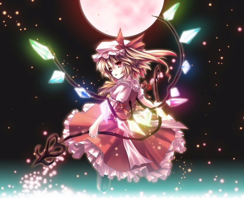 magical girl with staff