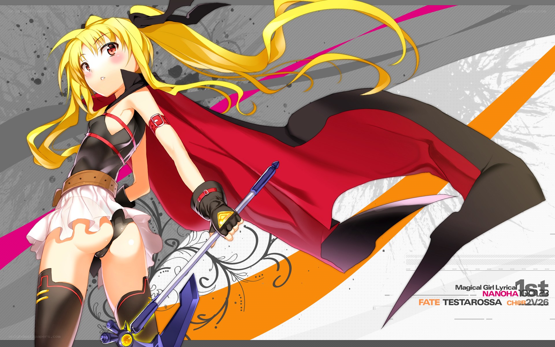 Magical girl with sword