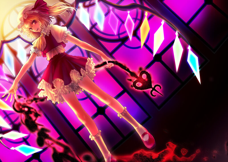 Magical girl with whip