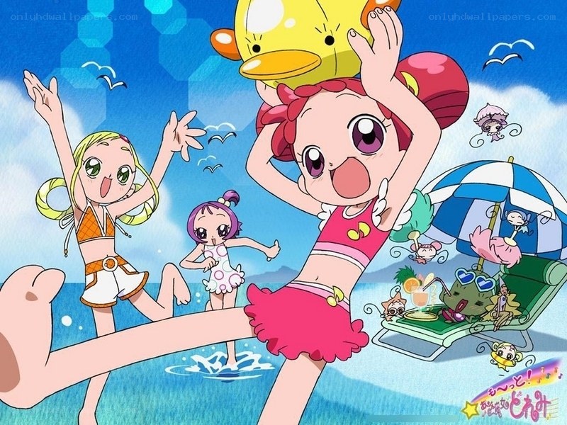 Magical girls at the beach