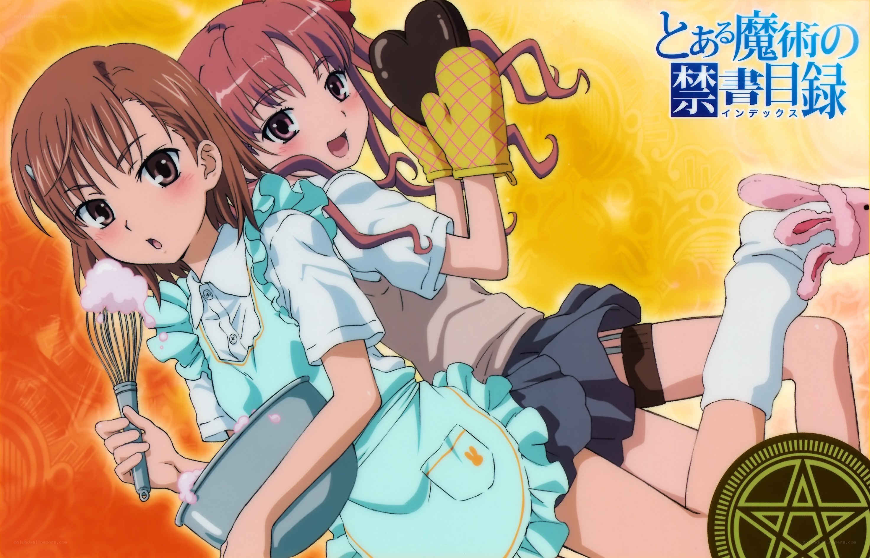 Magical girls baking together