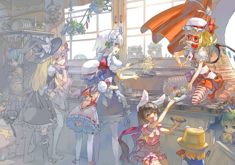 Magical girls cooking chaos