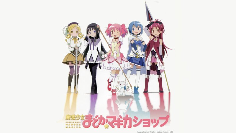 Magical girls group portrait