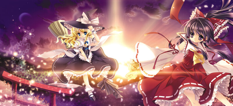 Magical girls in a battle