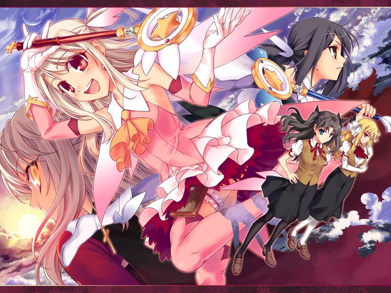 Magical girls in action