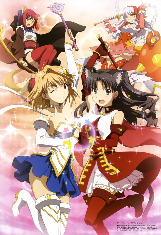 magical girls in action