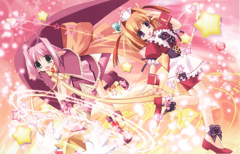 Magical girls in action
