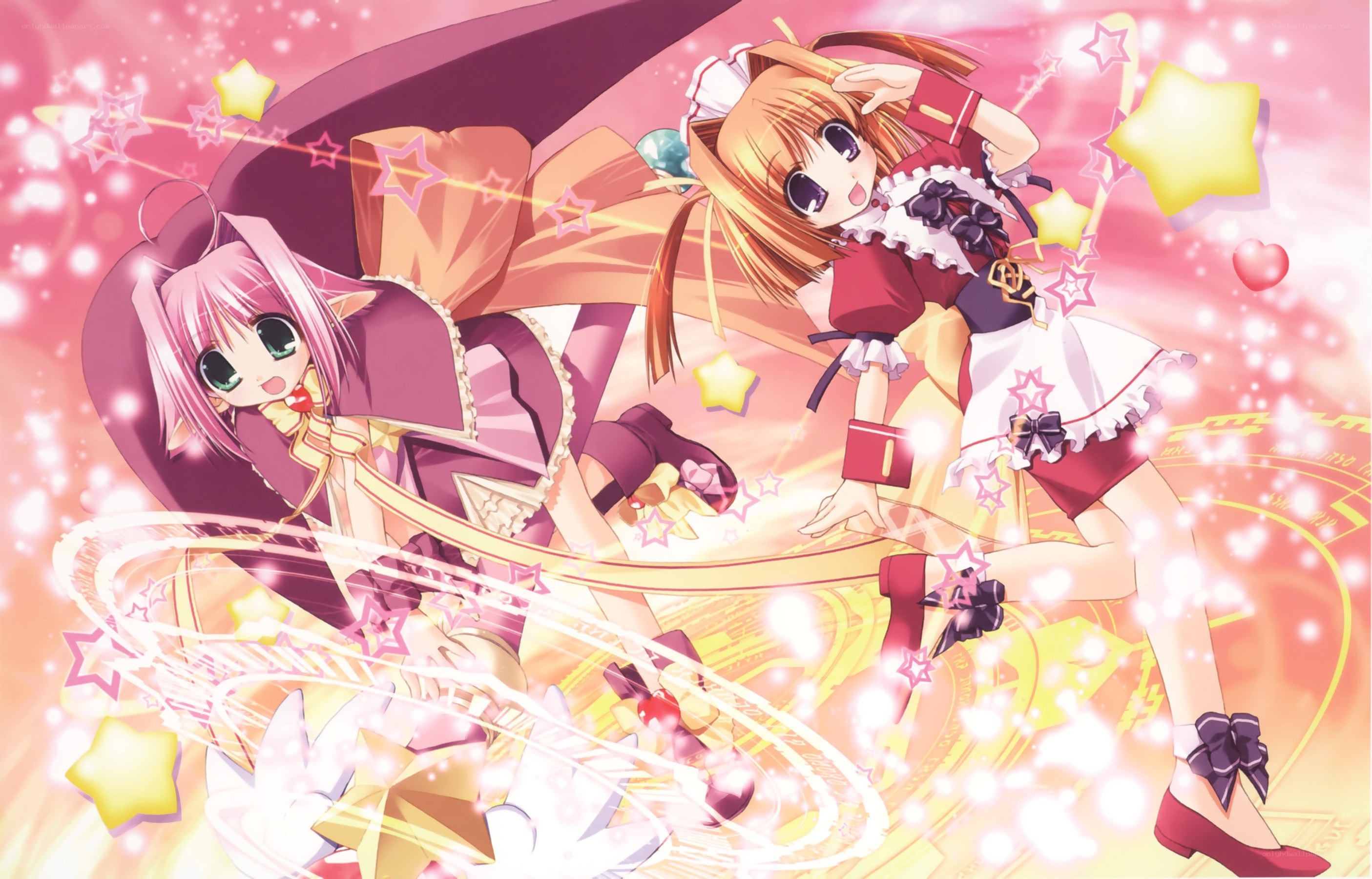 Magical girls in action