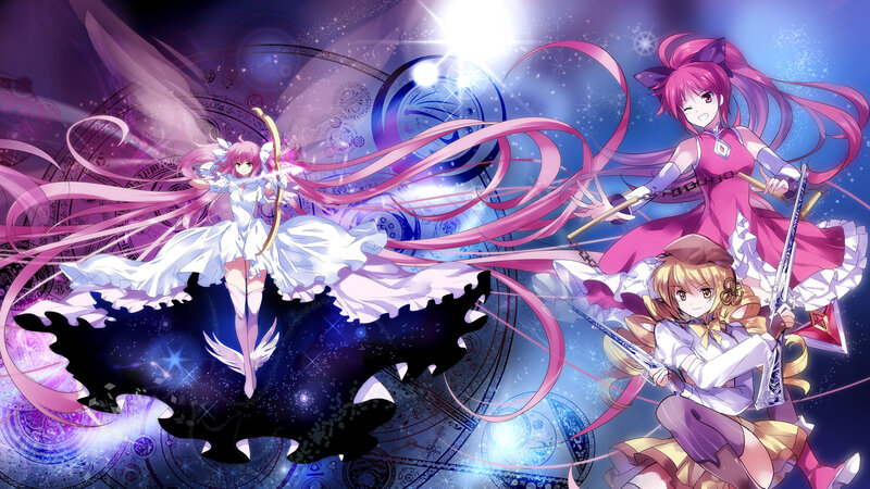 magical girls in action