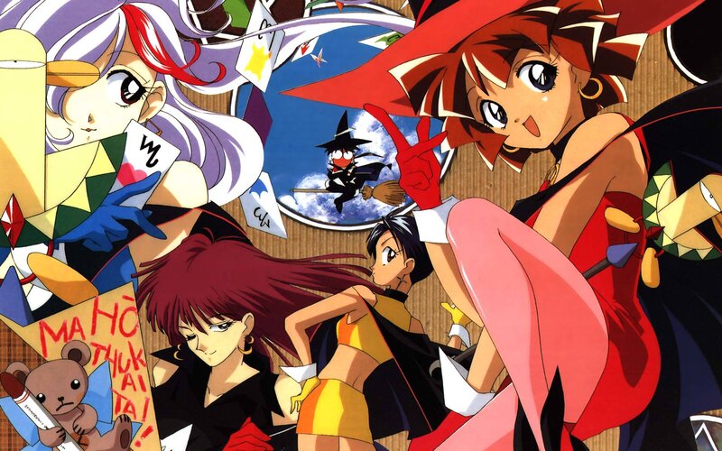 Magical girls in action