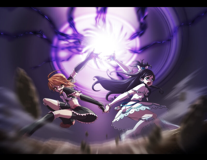 Magical girls in action