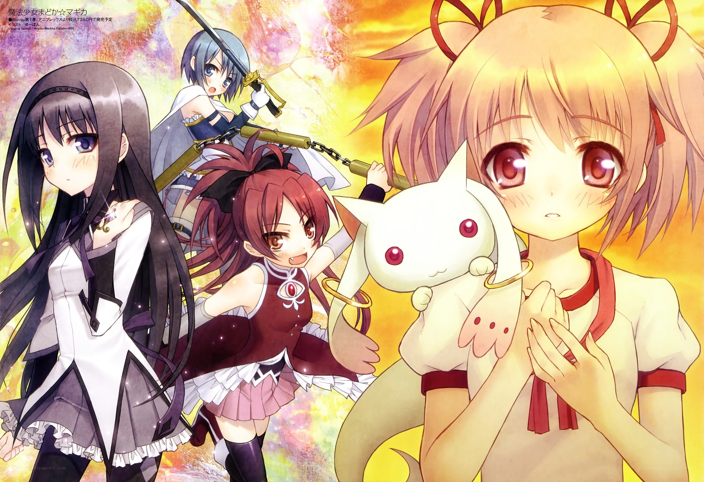 Magical girls in action