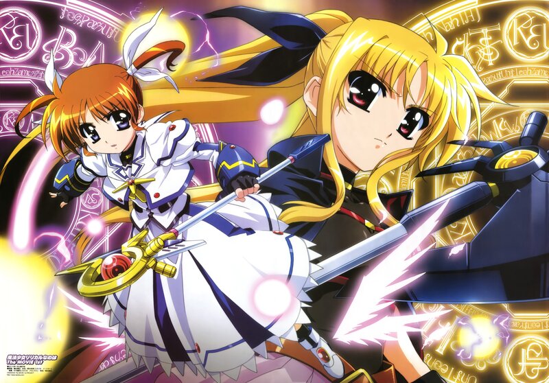 Magical girls in battle