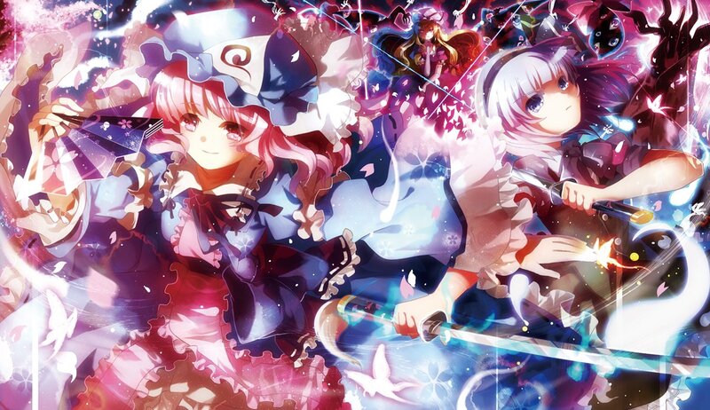 Magical girls in battle