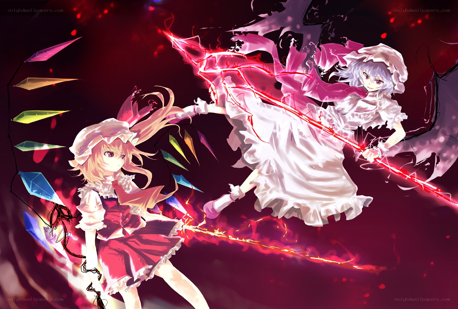Magical girls in combat