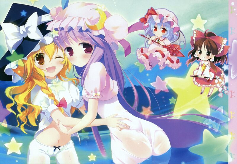 Magical girls with stars