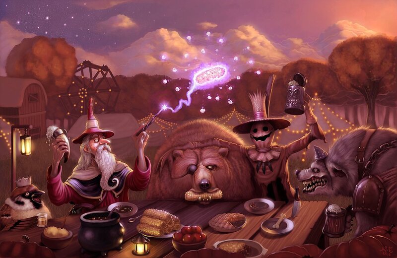Magical harvest feast