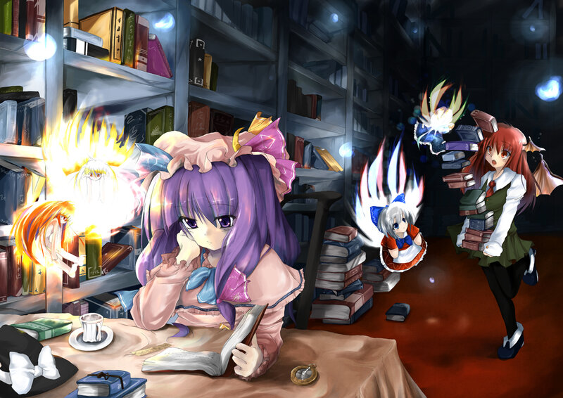 Magical library chaos