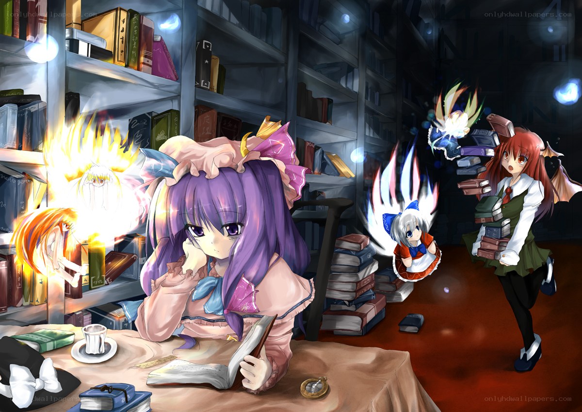 Magical library chaos