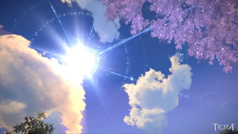 Magical Light in Sky