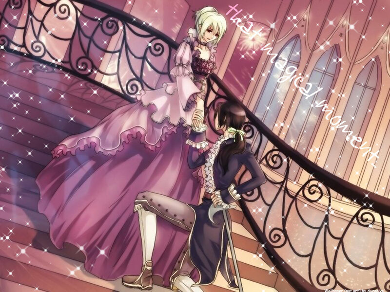 Magical moment on the stairs