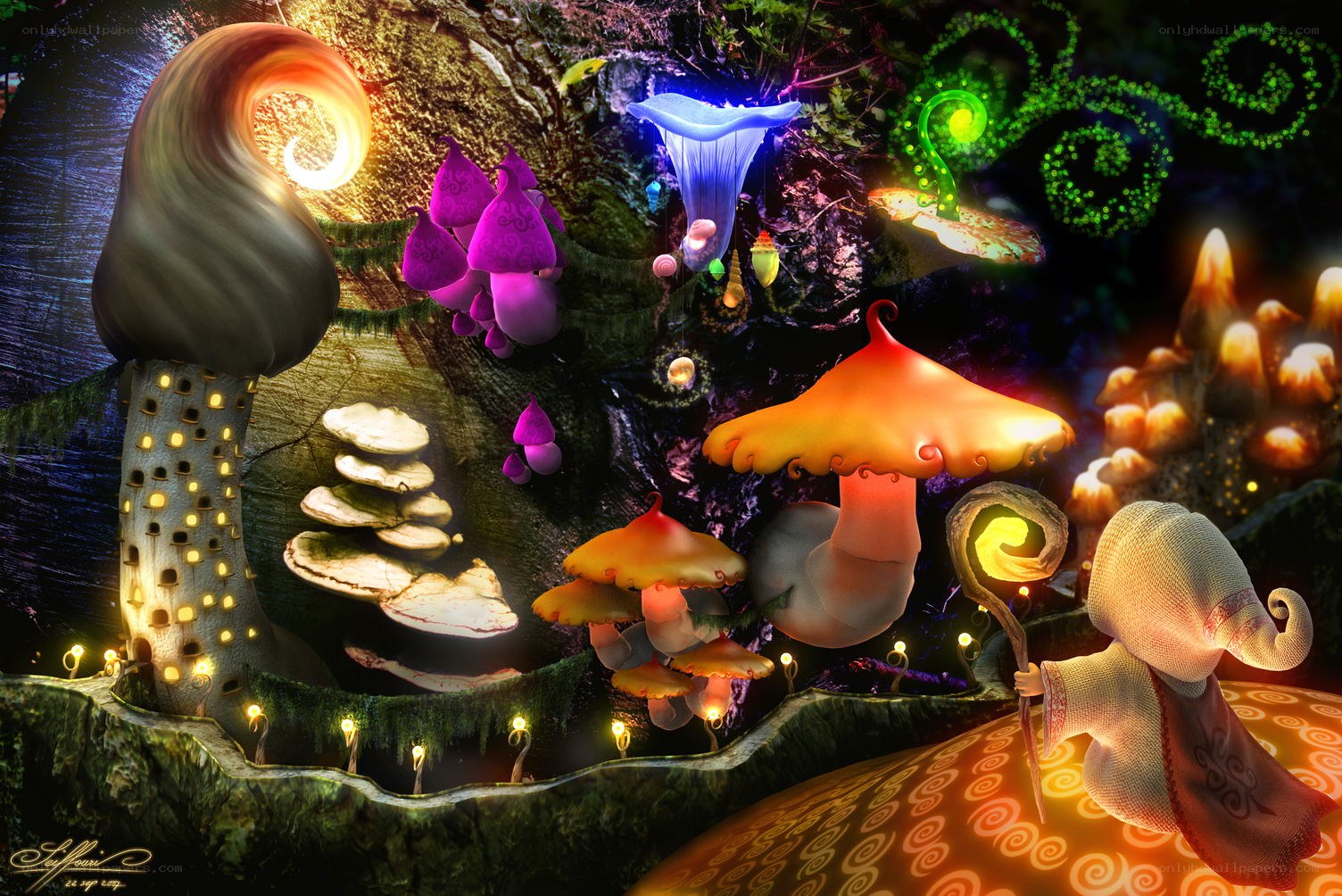 magical mushroom forest