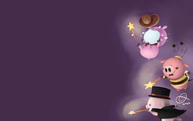 magical pig characters