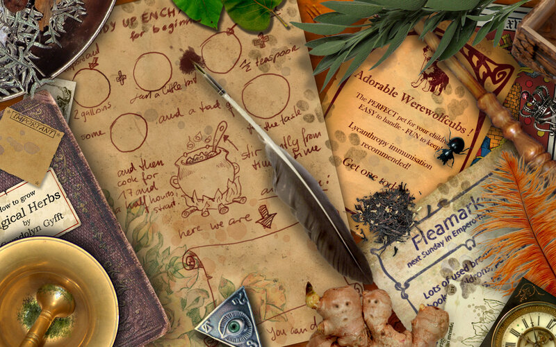 Magical recipe ingredients