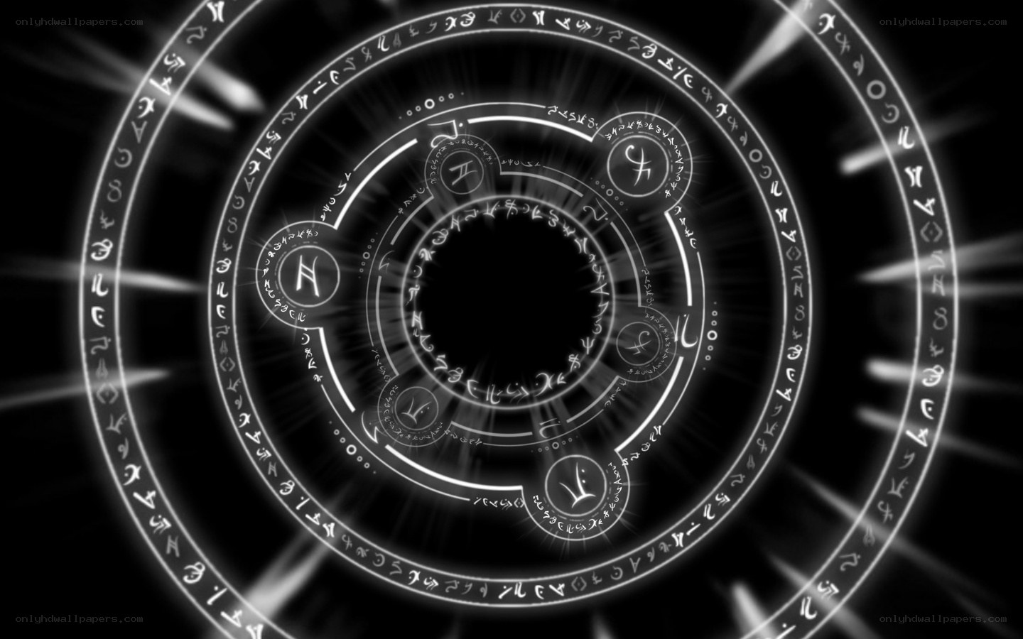 magical rune circle