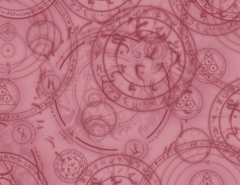 magical sigils pattern