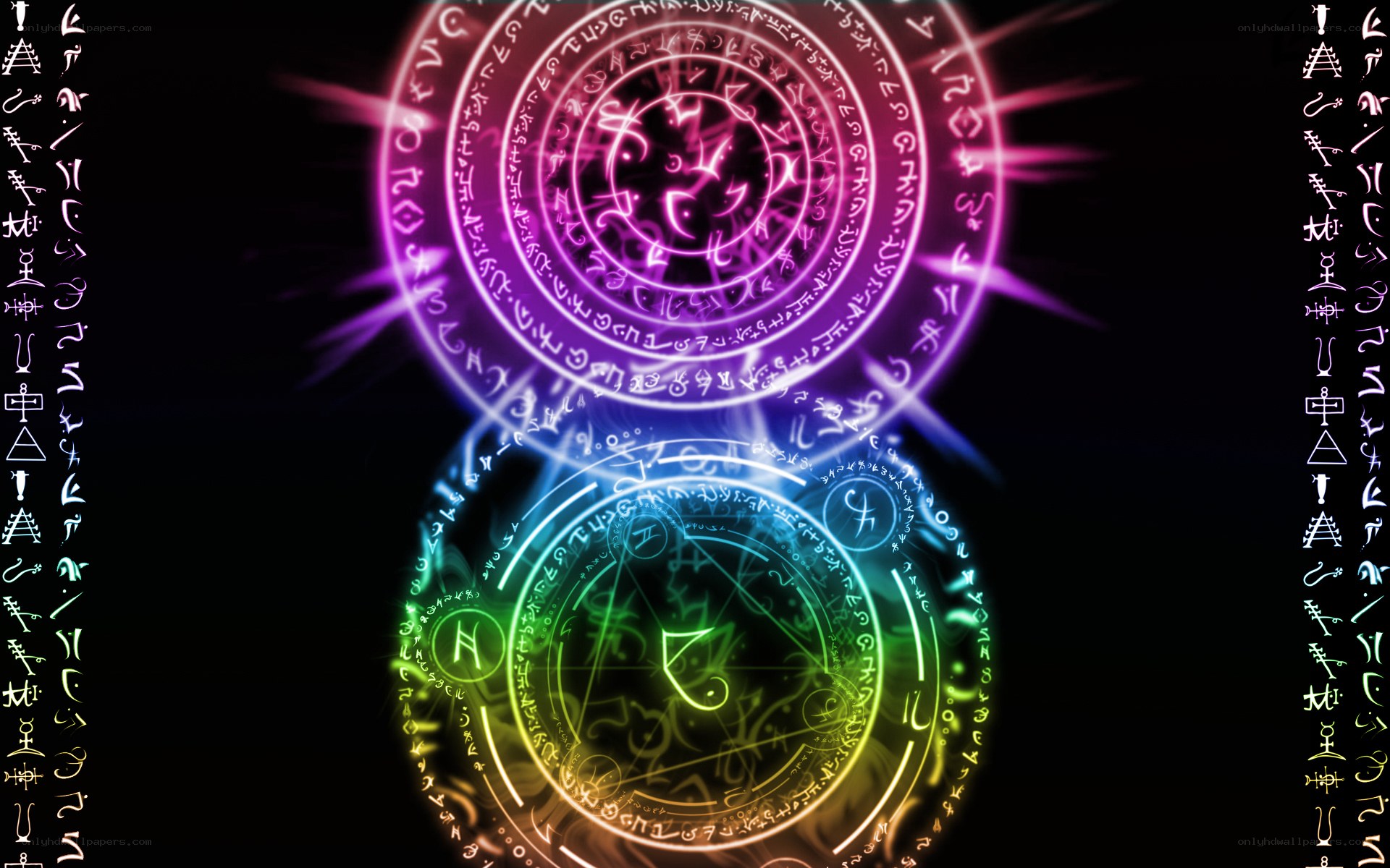magical spell circles