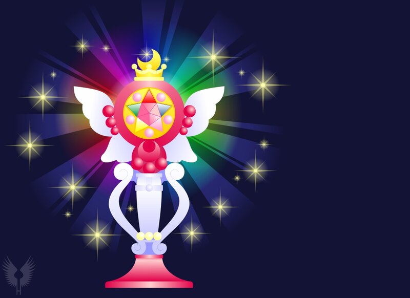 Magical Staff with Wings