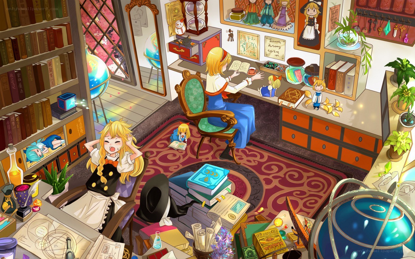 magical study room