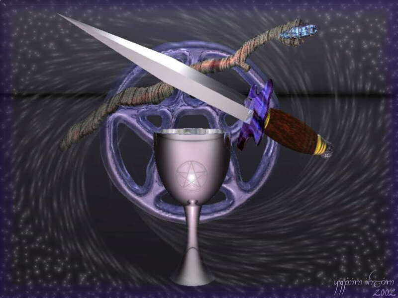 Magical sword and chalice