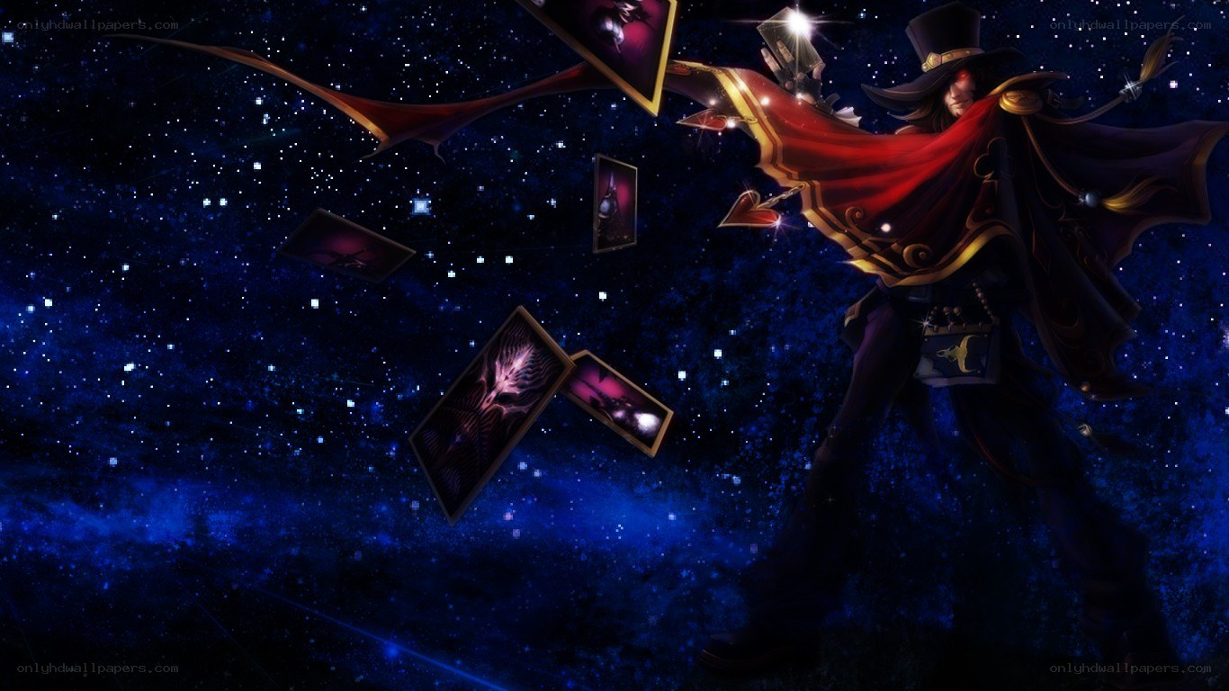 magician in starry night