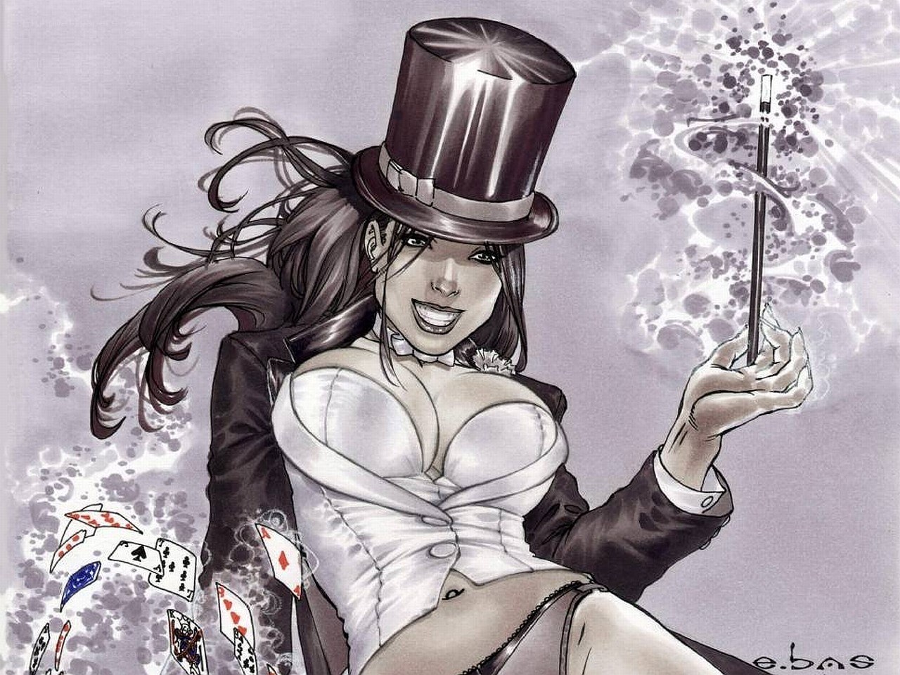 Magician in top hat
