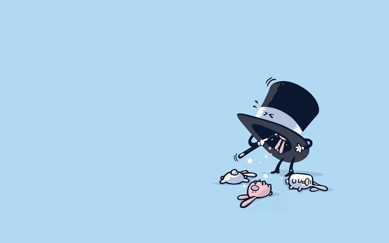 Magician Rabbit Trick