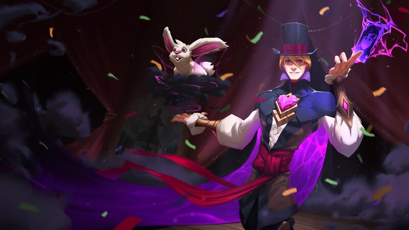 Magician with Rabbit — Purple