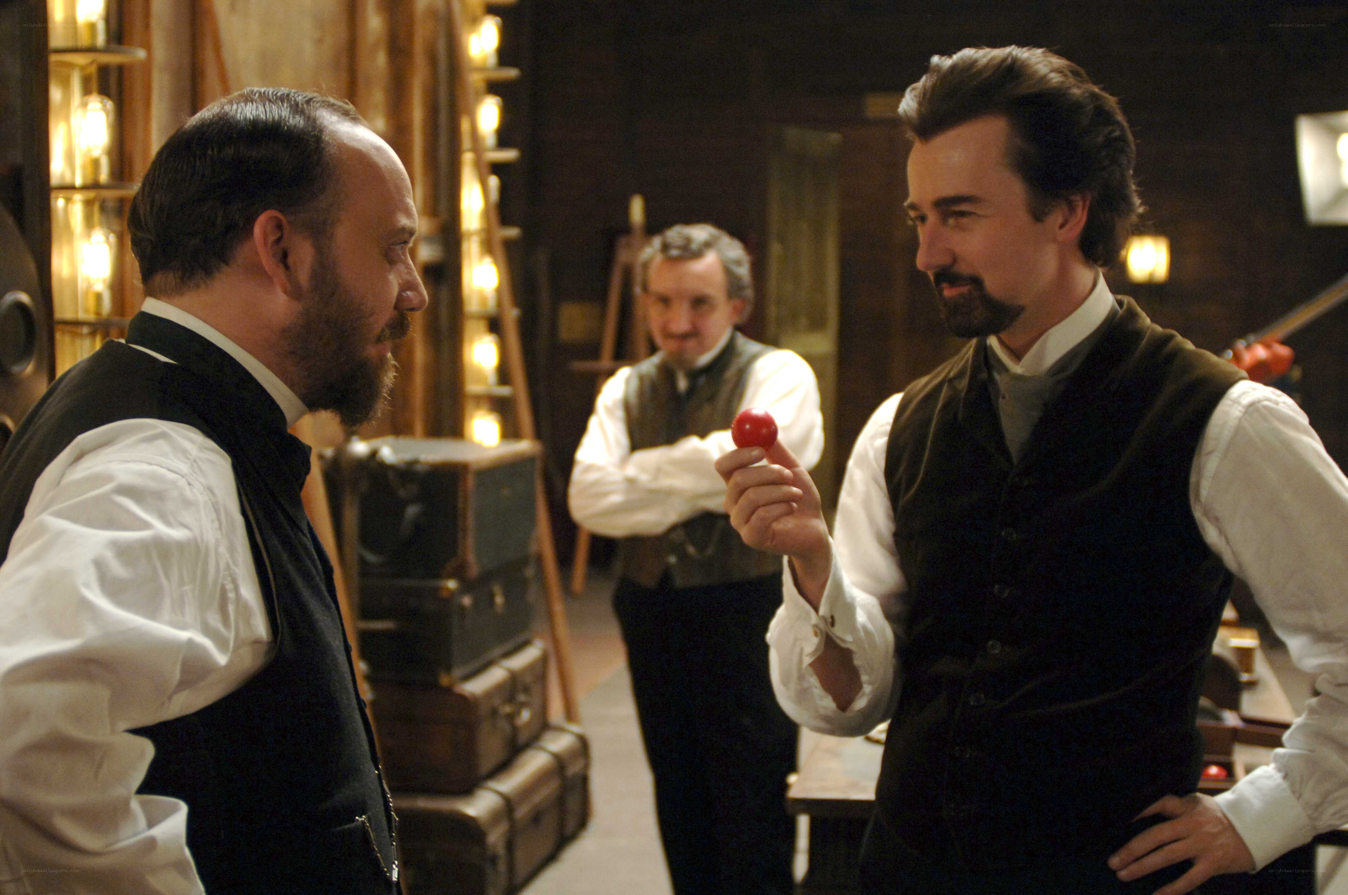 Magicians performing a trick