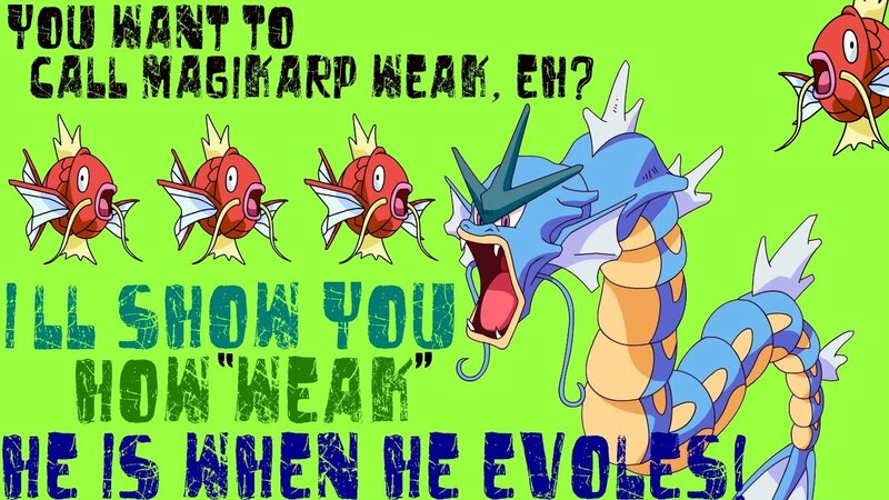 Magikarp and Gyarados