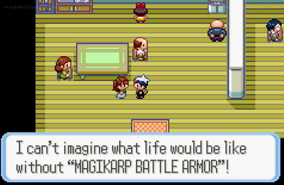 Magikarp Battle Armor quote