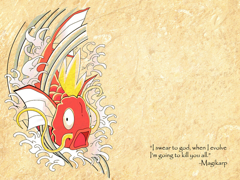 Magikarp quote art