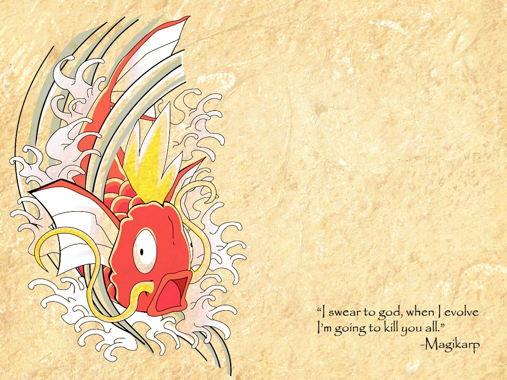 Magikarp quote art