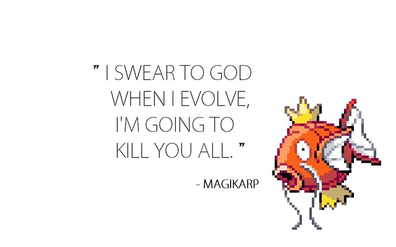 Magikarp quote meme