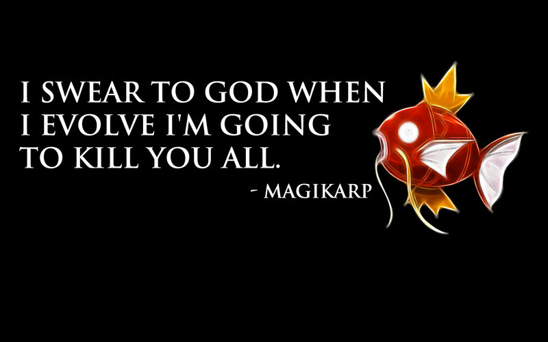 Magikarp quote with image