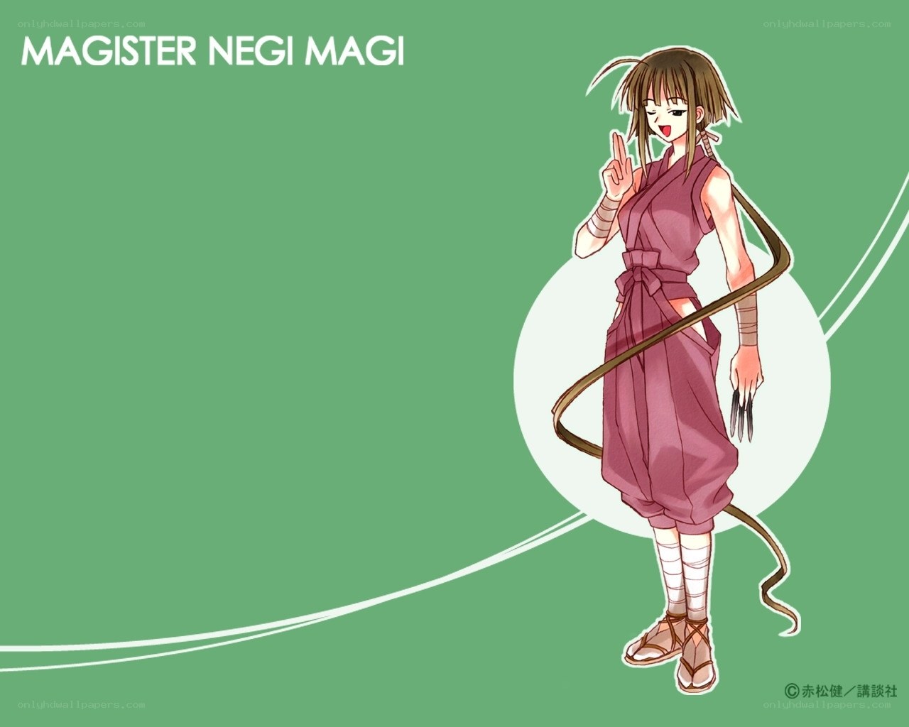 Magister Negi Magi character art
